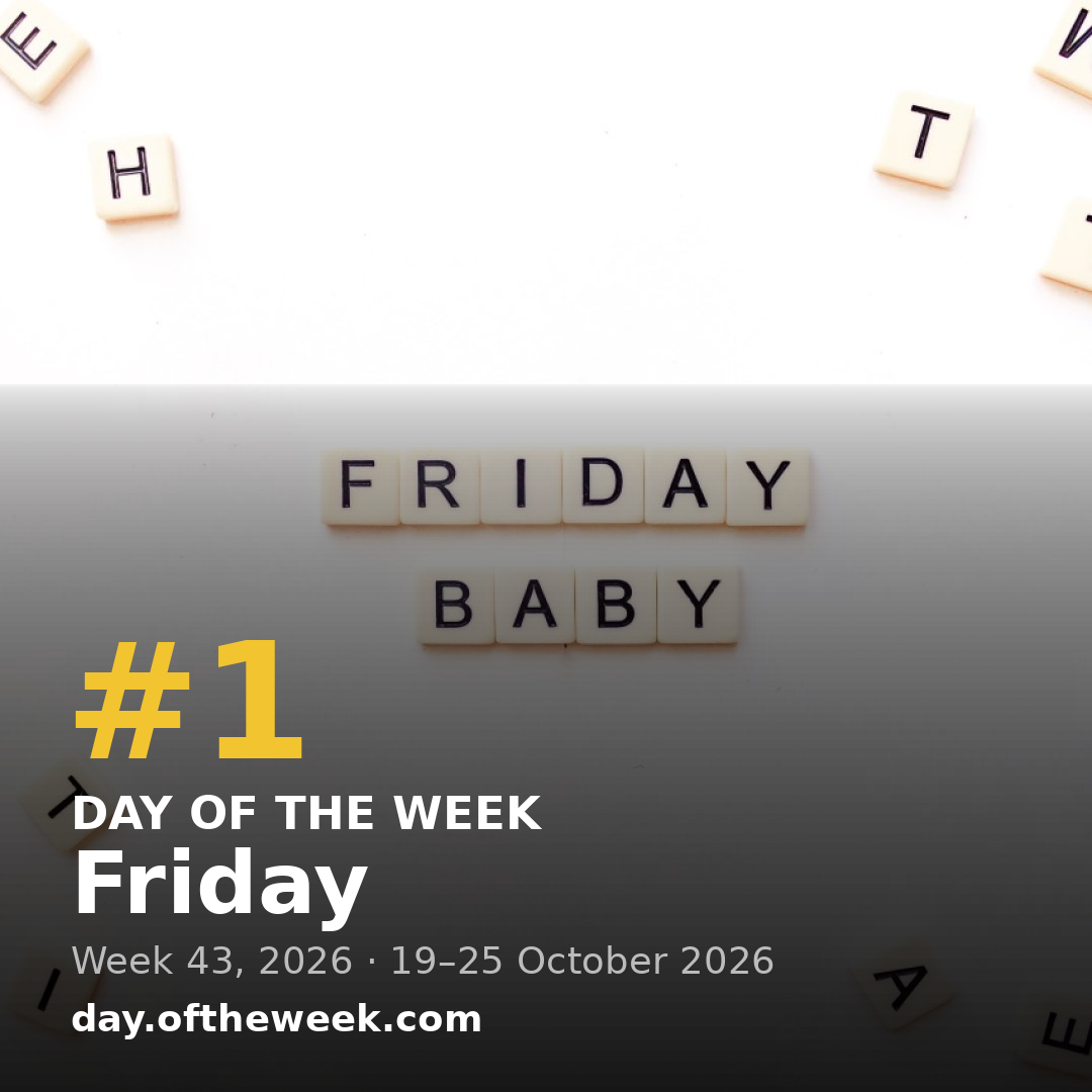 Square post (1080×1080) — Friday